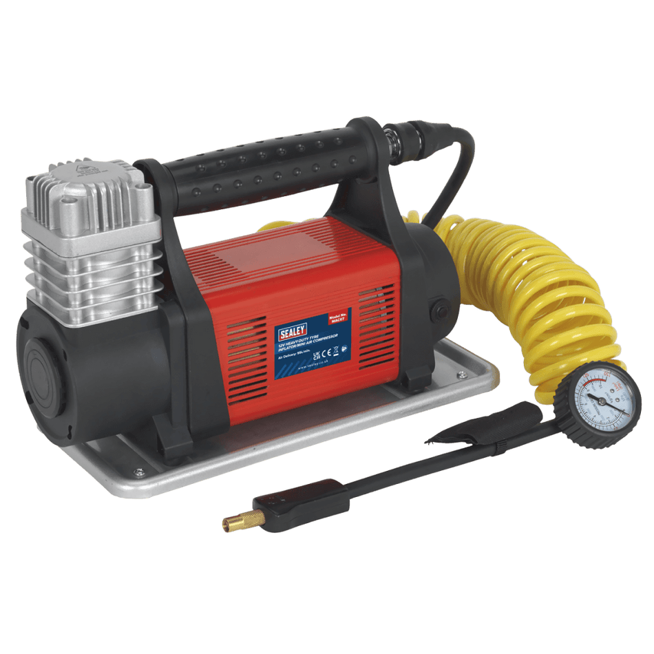 Sealey Mini Air Compressor 12V Heavy-Duty Model No-MAC07
