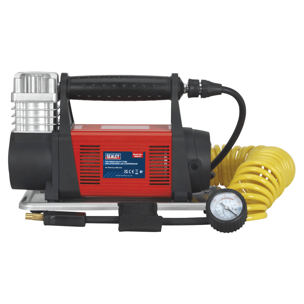 Sealey Mini Air Compressor 12V Heavy-Duty Model No-MAC07