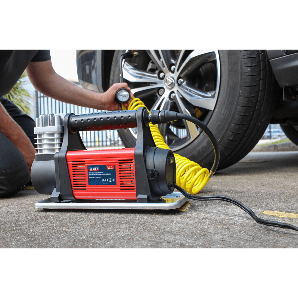 Sealey Mini Air Compressor 12V Heavy-Duty Model No-MAC07