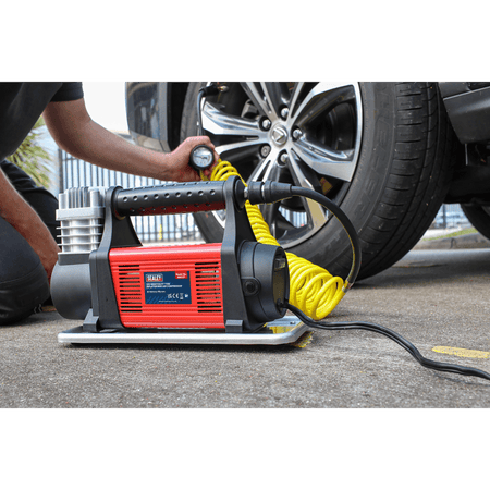 Sealey Mini Air Compressor 12V Heavy-Duty Model No-MAC07
