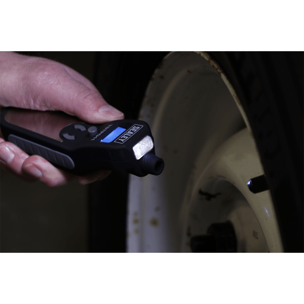Sealey Digital Tyre Pressure & Tread Depth Gauge Model No-TSTPG11
