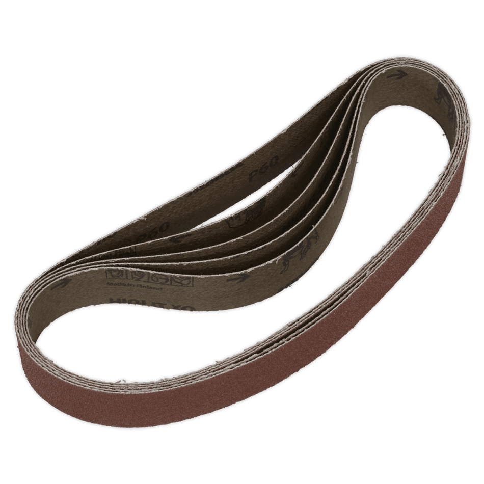 Sealey Sanding Belt 30 x 540mm 60Grit Pack of 5 Model No-SB0010