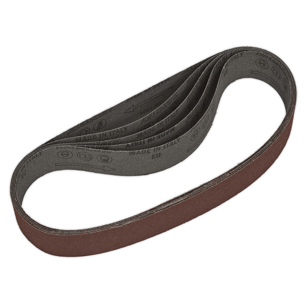 Sealey Sanding Belt 30 x 540mm 80Grit Pack of 5 Model No-SB0011