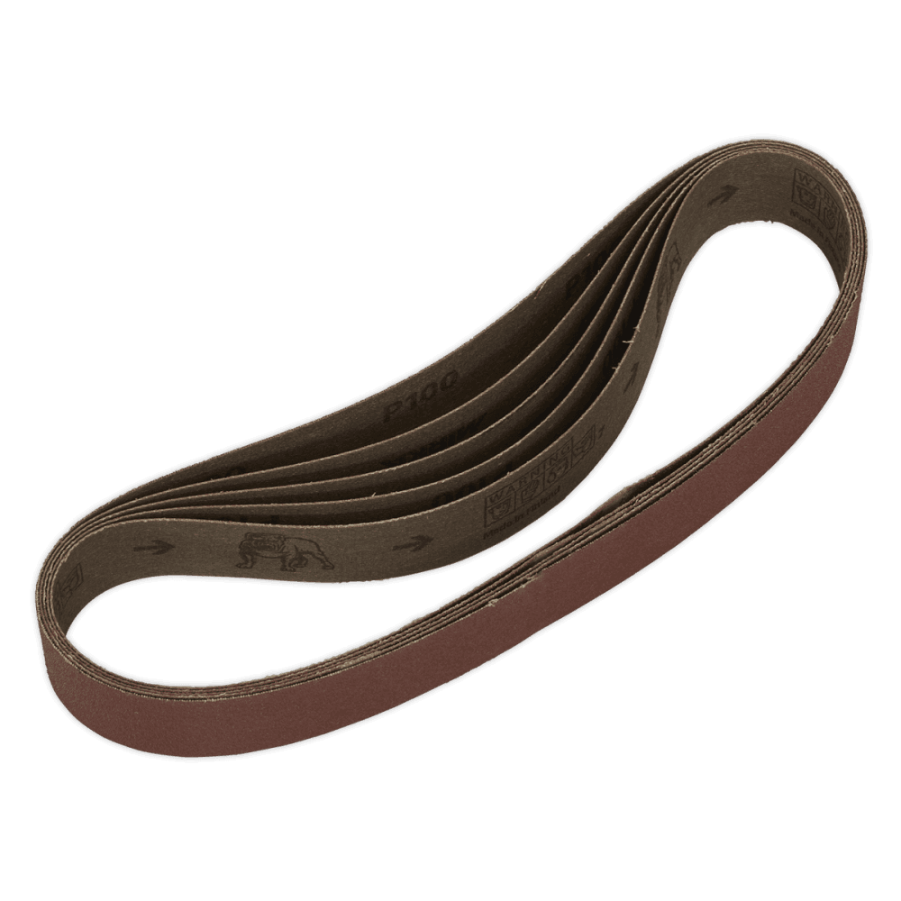 Sealey Sanding Belt 30 x 540mm 100Grit Pack of 5 Model No-SB008