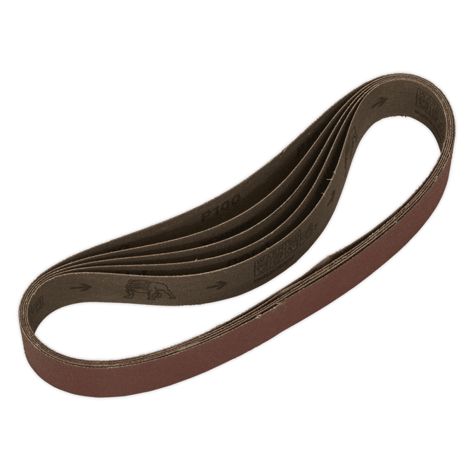 Sealey Sanding Belt 30 x 540mm 100Grit Pack of 5 Model No-SB008