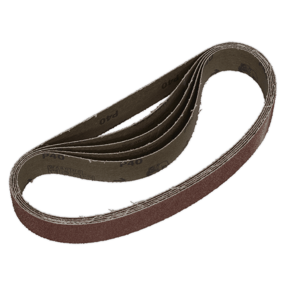 Sealey Sanding Belt 30 x 540mm 40Grit Pack of 5 Model No-SB009