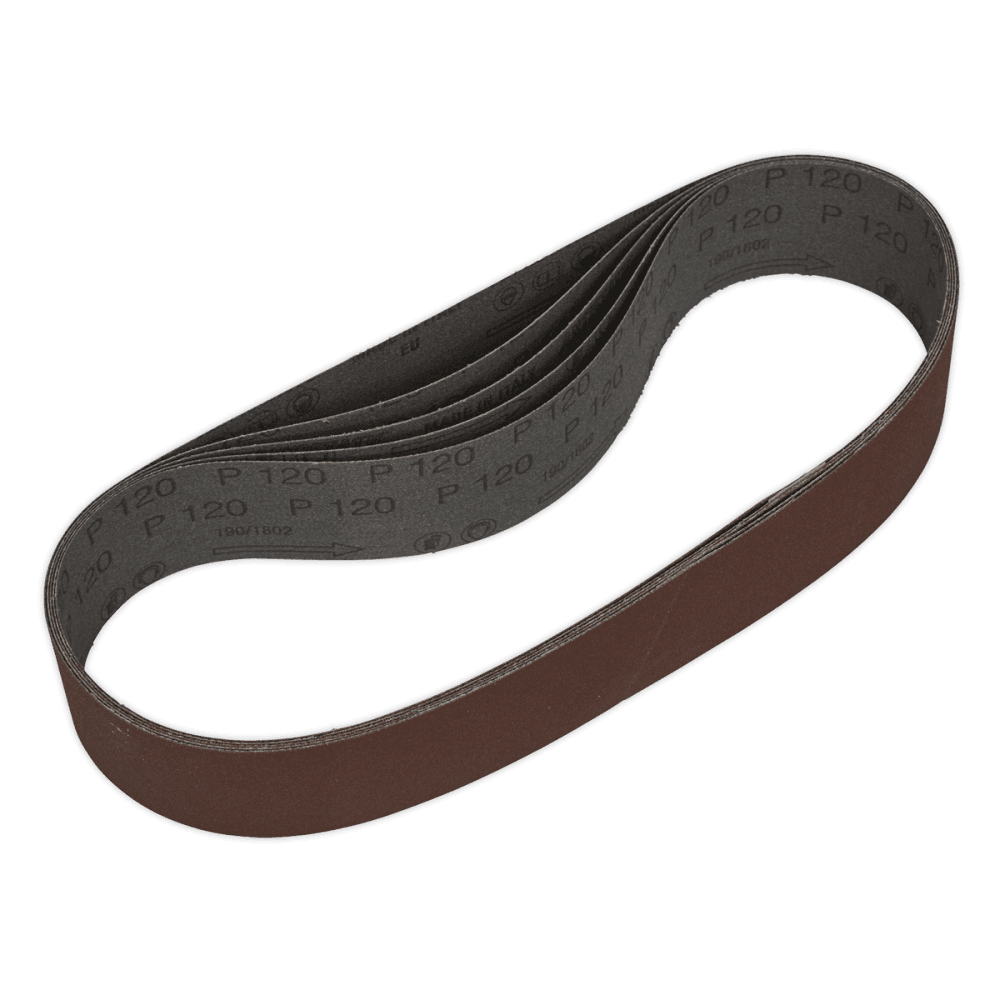 Sealey Sanding Belt 50 x 686mm 120Grit Pack of 5 Model No-SB005