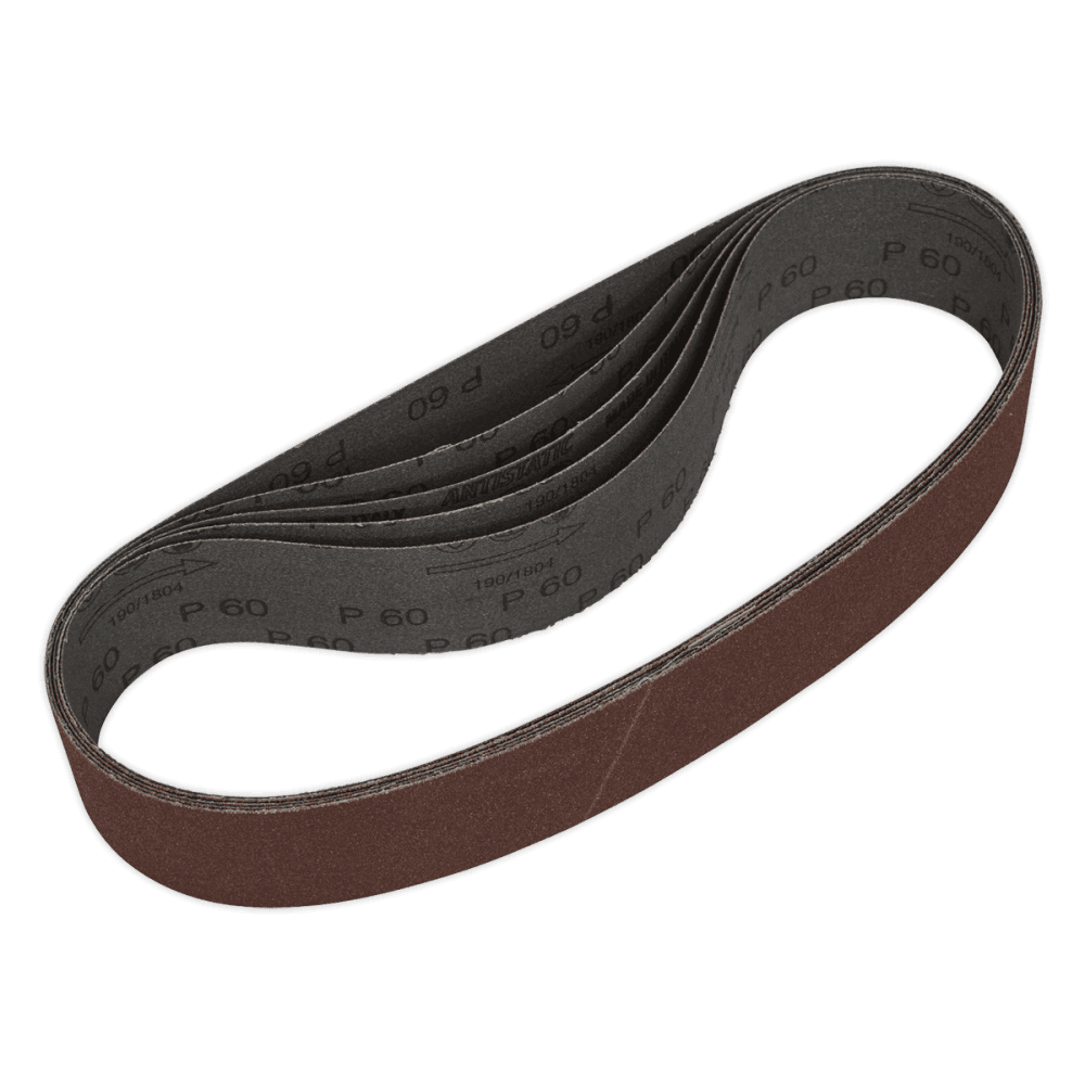 Sealey Sanding Belt 50 x 686mm 60Grit Pack of 5 Model No-SB006