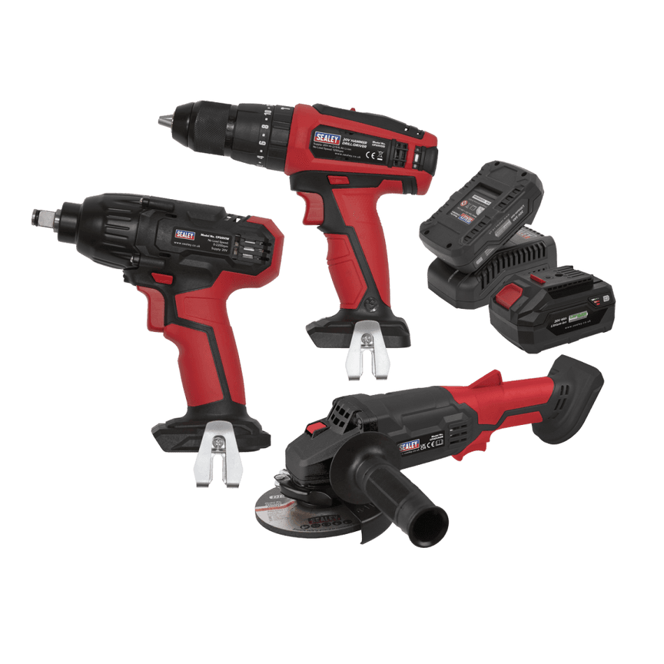 Sealey CP20V - 3 Tool Combo Kit Model No-CP20VCOMBO1