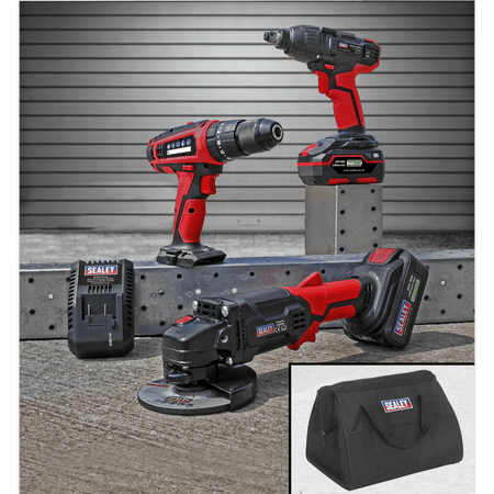 Sealey CP20V - 3 Tool Combo Kit Model No-CP20VCOMBO1