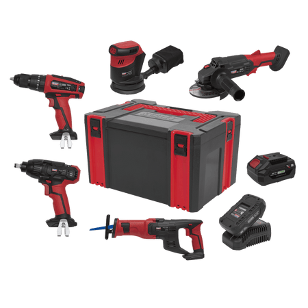 Sealey CP20V - 5 Tool Combo Kit Model No-CP20VCOMBO2