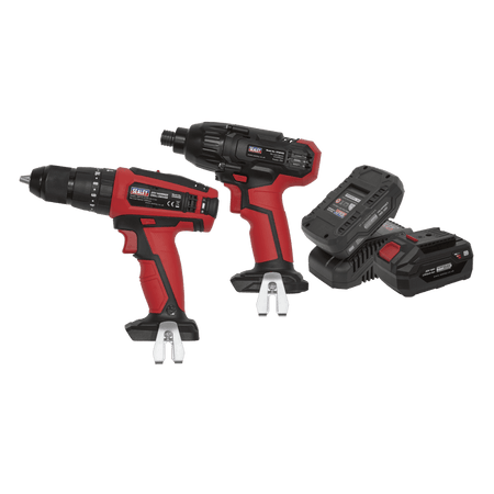 Sealey CP20V - Drill & Impact Driver Kit Model No-CP20VDDCOMBO