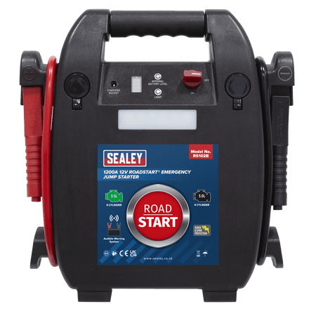 Sealey RoadStart® 12V Emergency 6-Cylinder Jump Starter 3.5L Model No-RS102B