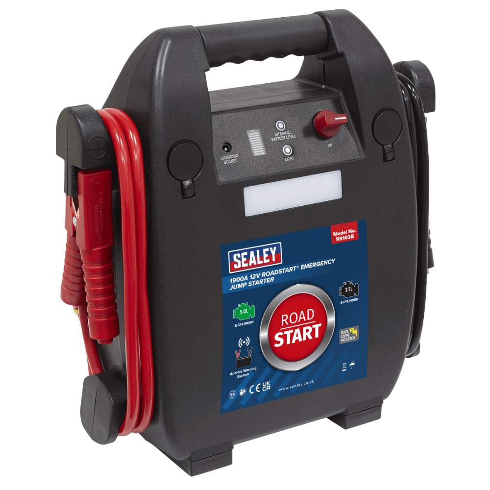 Sealey RoadStart® 12V Emergency Jump Starter 2700 Peak Amps Model No-RS103B