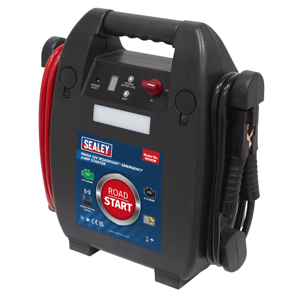 Sealey RoadStart® 12V Emergency Jump Starter 2700 Peak Amps Model No-RS103B