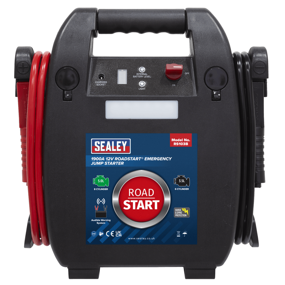 Sealey RoadStart® 12V Emergency Jump Starter 2700 Peak Amps Model No-RS103B