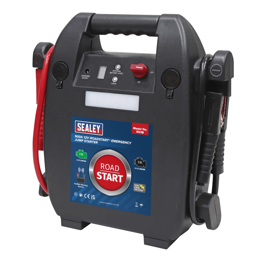 Sealey RoadStart® 12V Emergency 4-Cylinder Jump Starter 2L Model No-RS1B
