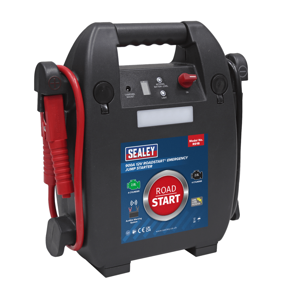 Sealey RoadStart® 12V Emergency 4-Cylinder Jump Starter 2L Model No-RS1B