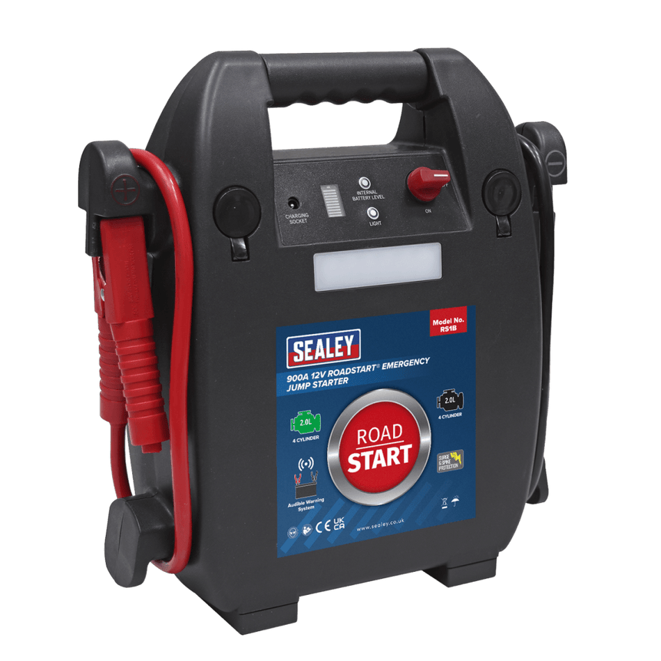 Sealey RoadStartÂ¶© Emergency Jump Starter 12V 2ltr 4 Cylinder Model No-RS1B