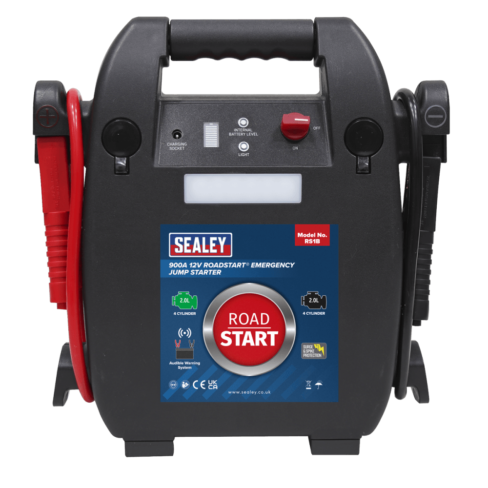 Sealey RoadStart® 12V Emergency 4-Cylinder Jump Starter 2L Model No-RS1B
