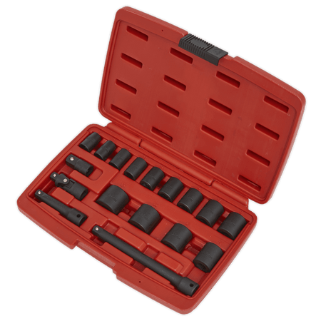 Sealey Impact Socket Set 17pc 3/8"Sq Drive Metric Model No-AK68217