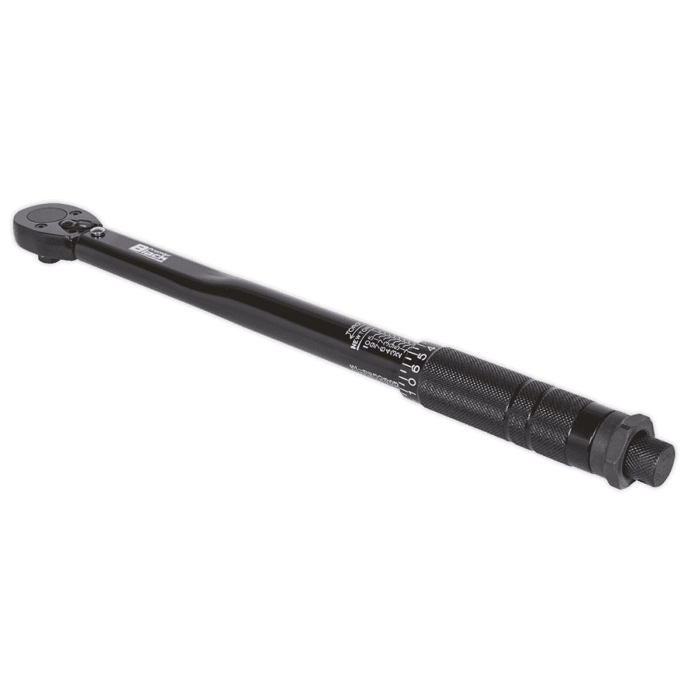 Sealey Micrometer Torque Wrench 3/8"Sq Drive Calibrated Black Series Model No-AK623B