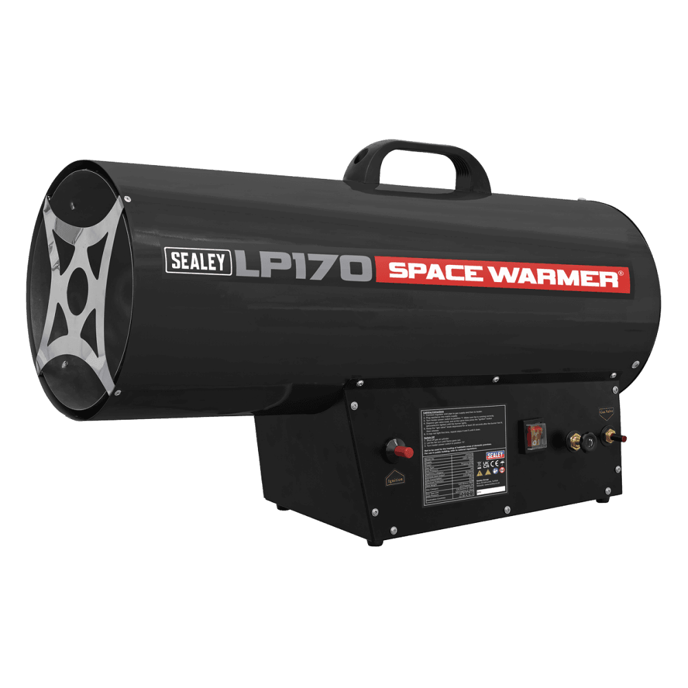 Sealey Space Warmer® Propane Heater 102,000-170,000Btu/hr (30-50kW) Model No-LP170