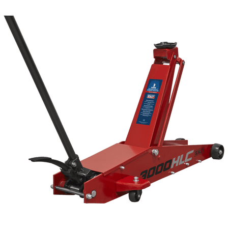 Sealey Trolley Jack 3tonne Long Reach High Lift Commercial Model No-3000HLC