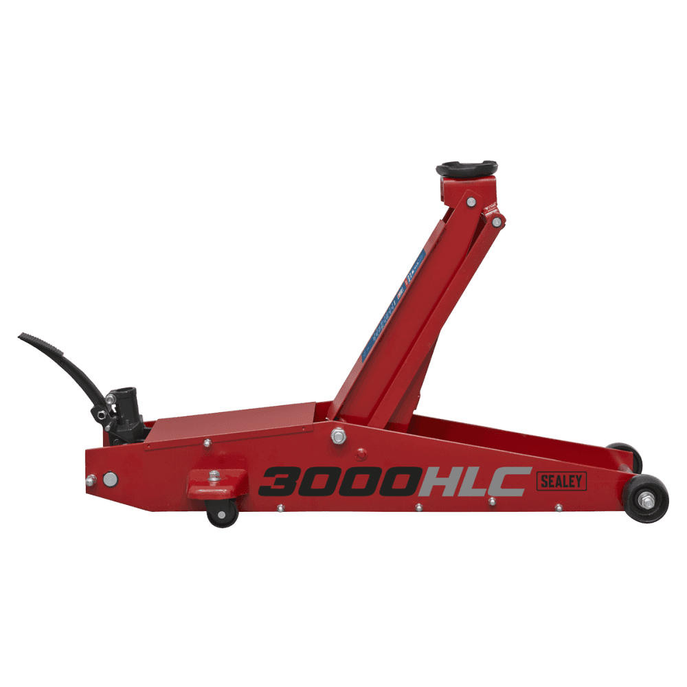 Sealey Trolley Jack 3tonne Long Reach High Lift Commercial Model No-3000HLC