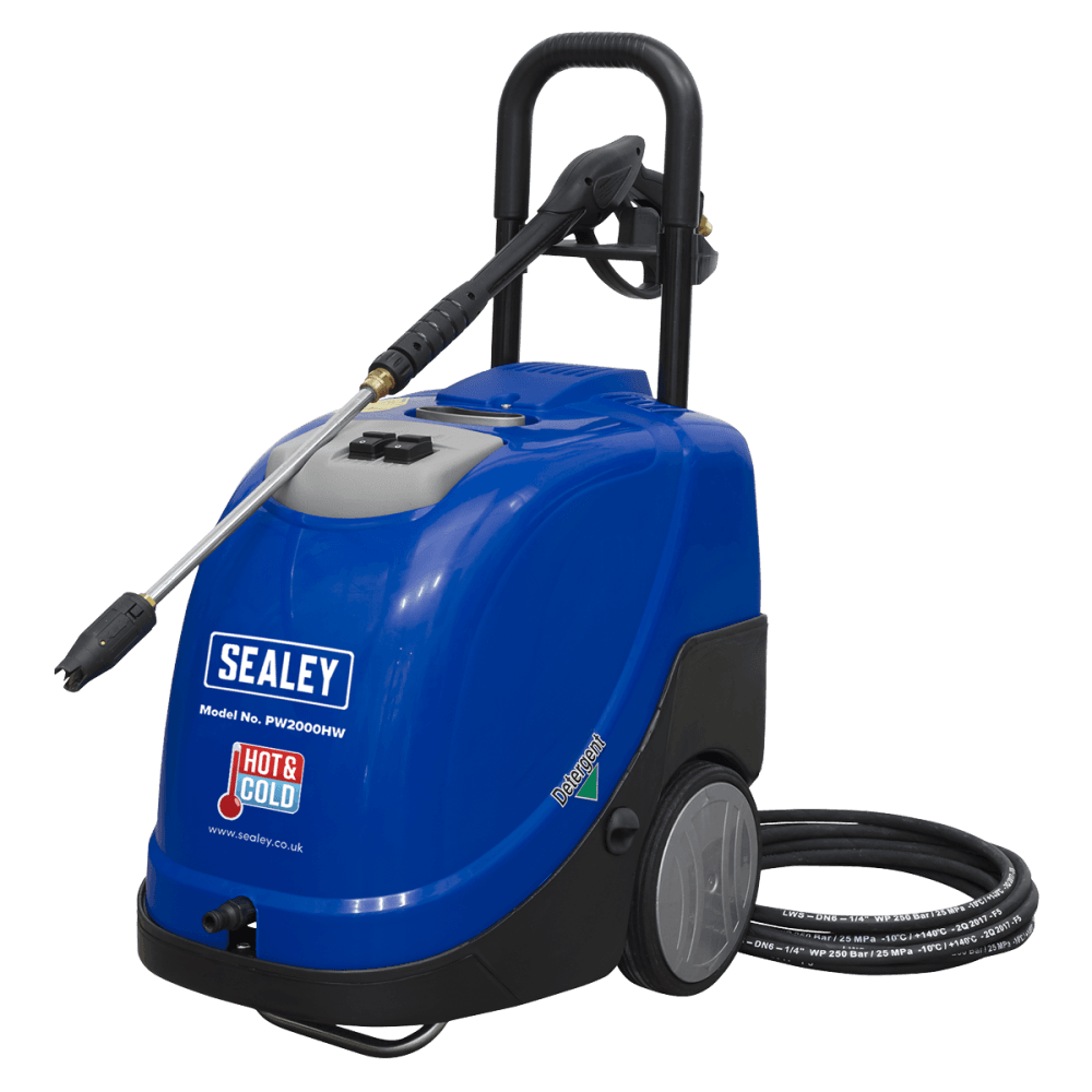 Sealey Hot Water Pressure Washer 135bar 230V Model No-PW2000HW