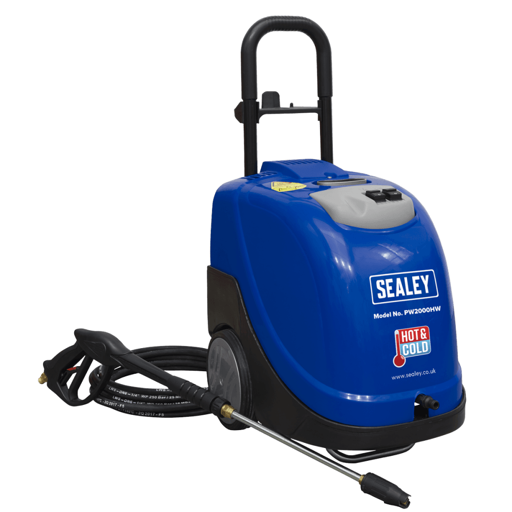Sealey Hot Water Pressure Washer 135bar 230V Model No-PW2000HW
