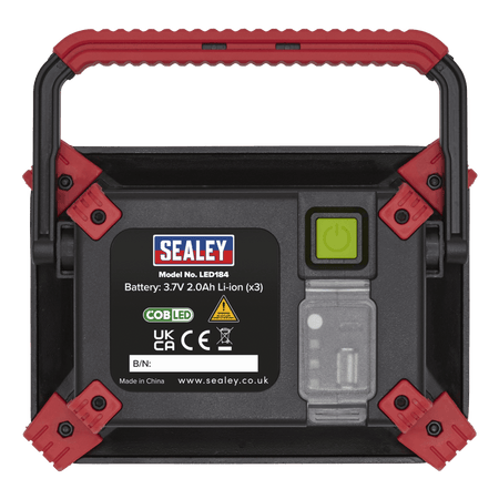 Sealey Rechargeable Portable Floodlight + Power Bank 20W COB LED Model No-LED184