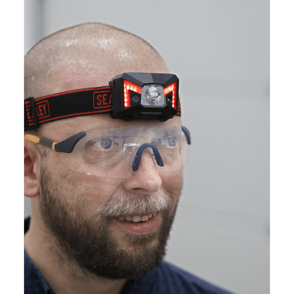 Sealey Rechargeable Head Torch 3W CREE XPE LED Auto Sensor Model No-HT102R