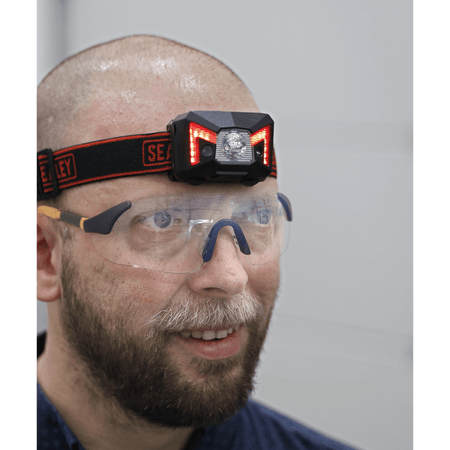 Sealey Rechargeable Head Torch 3W CREE XPE LED Auto Sensor Model No-HT102R