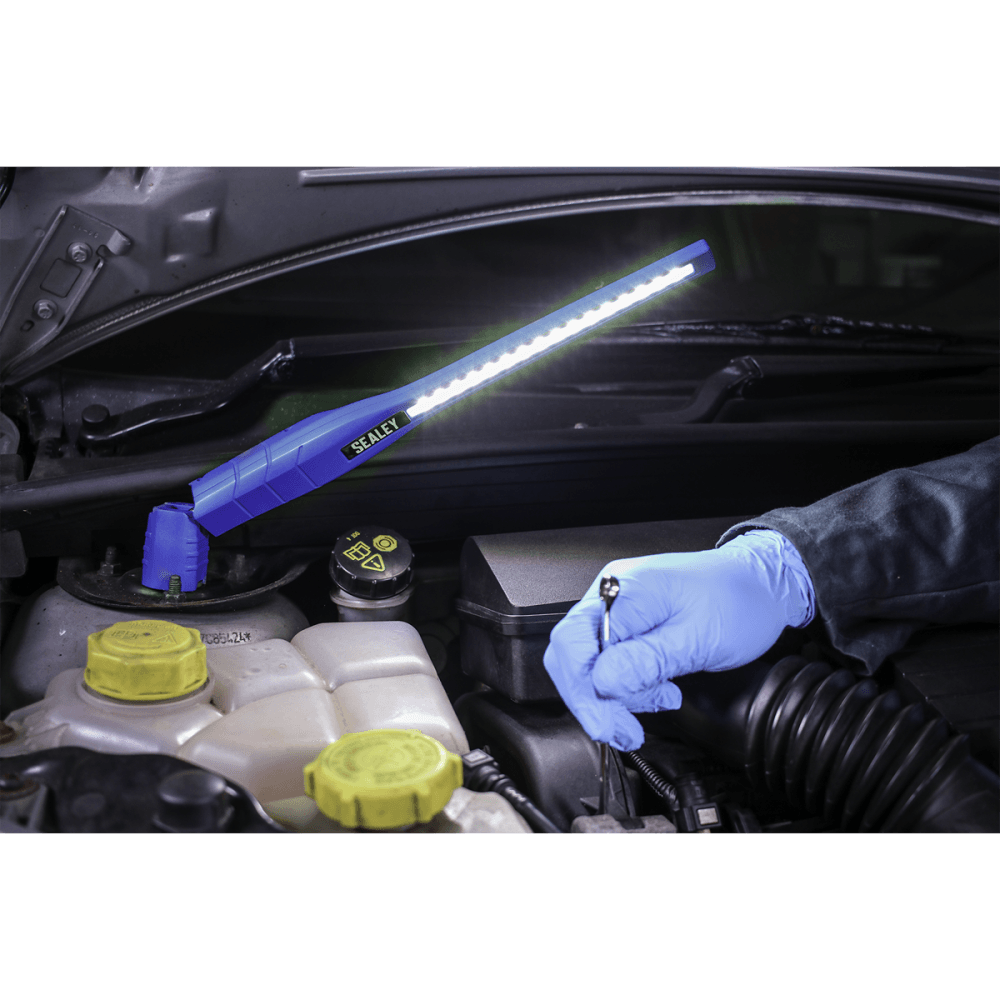Sealey Rechargeable 360° Slim Inspection Light 8W & 1W SMD LED & UV Light Model No-LED3604UV