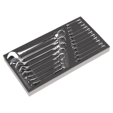 Sealey 8 Drawer Rollcab Ball Bearing Slides - Black/Grey with 136pc Tool Kit Model No-AP35TBCOMBO3
