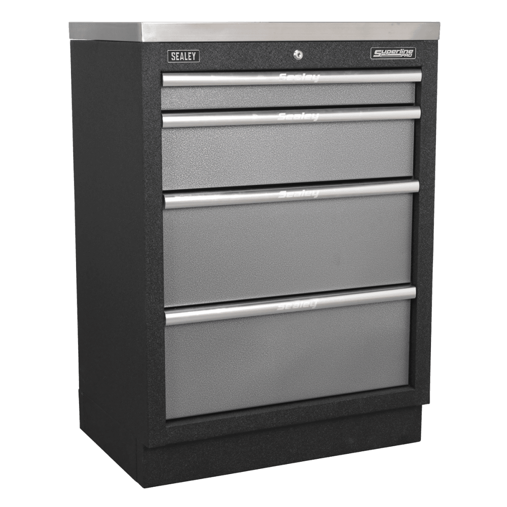 Sealey Modular Storage System Combo - Pressed Wood Worktop Model No-APMSSTACK07W