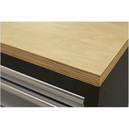 Sealey Modular Storage System Combo - Pressed Wood Worktop Model No-APMSSTACK08W