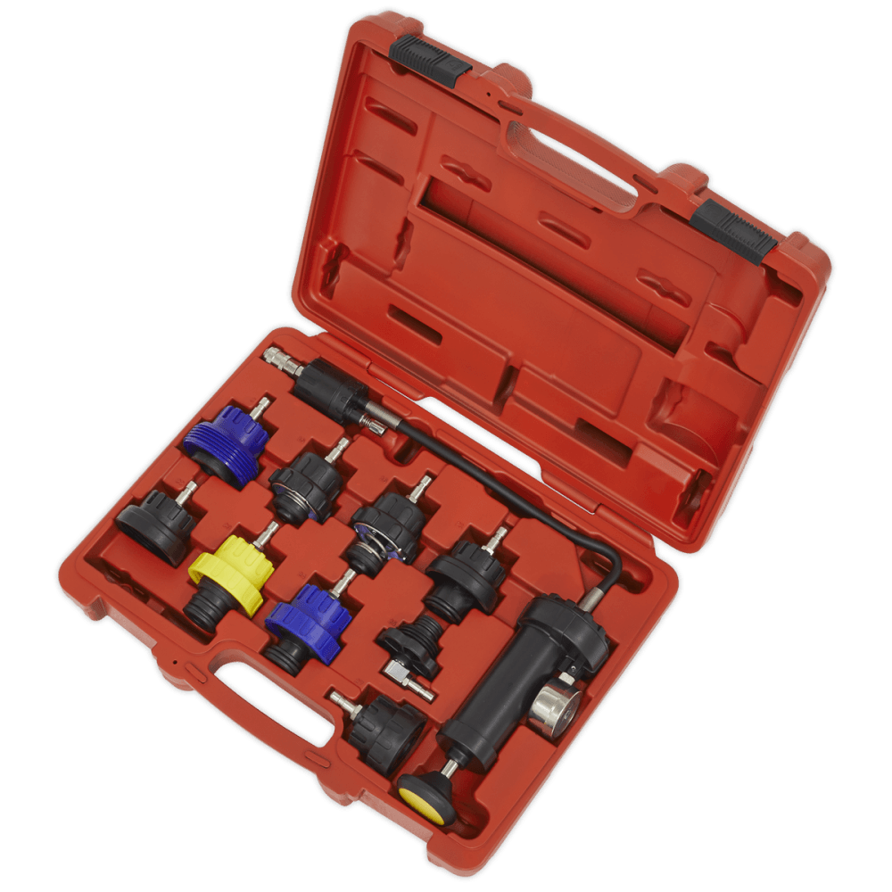 Sealey Cooling System Pressure Test Kit 10pc Model No-VS0013