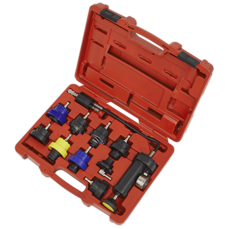 Sealey Cooling System Pressure Test Kit 10pc Model No-VS0013