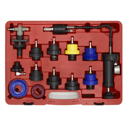 Sealey Cooling System Pressure Test Kit 13pc Model No-VS0014