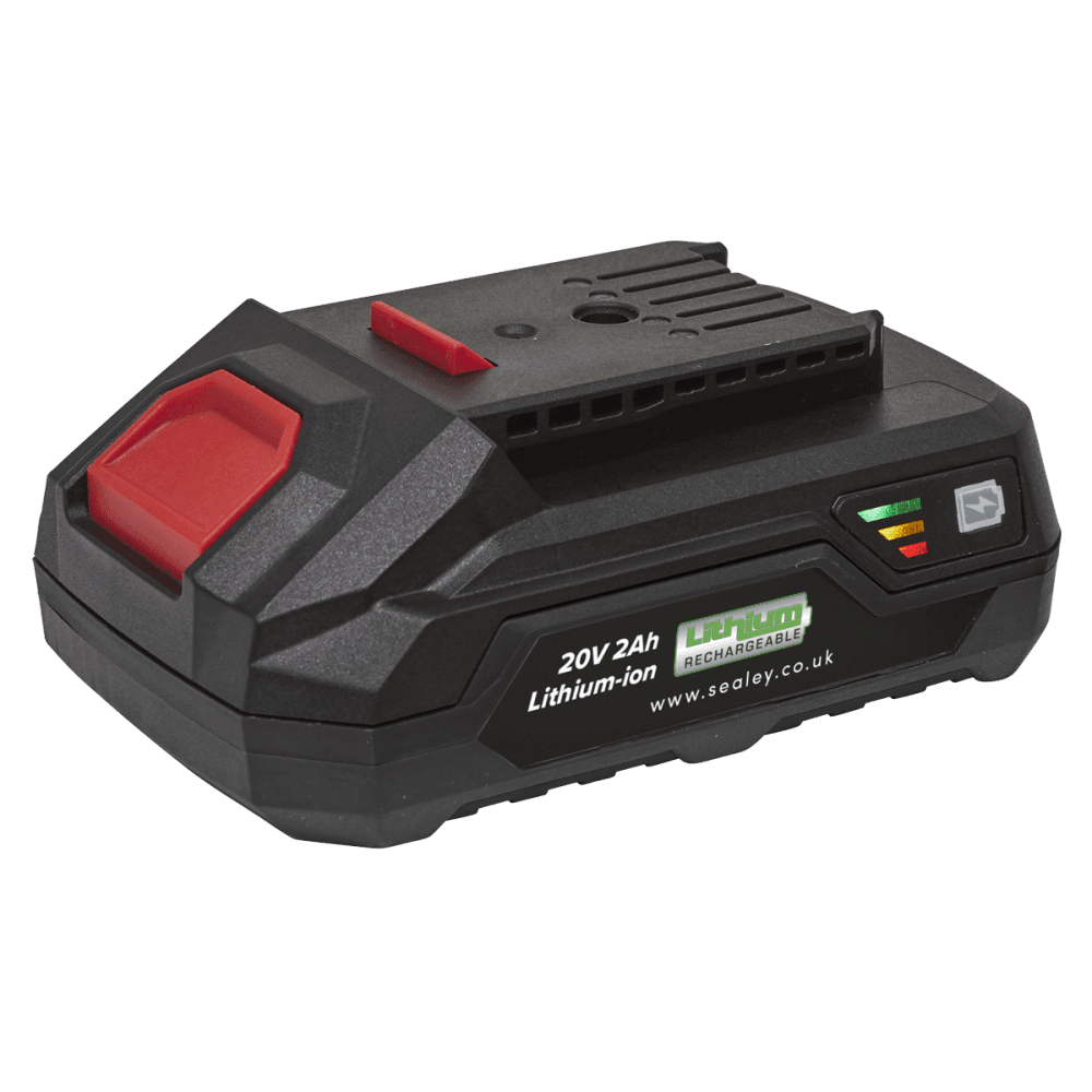 Sealey Power Tool Battery 20V 2Ah Lithium-ion for CP20V Series Model No-CP20VBP2