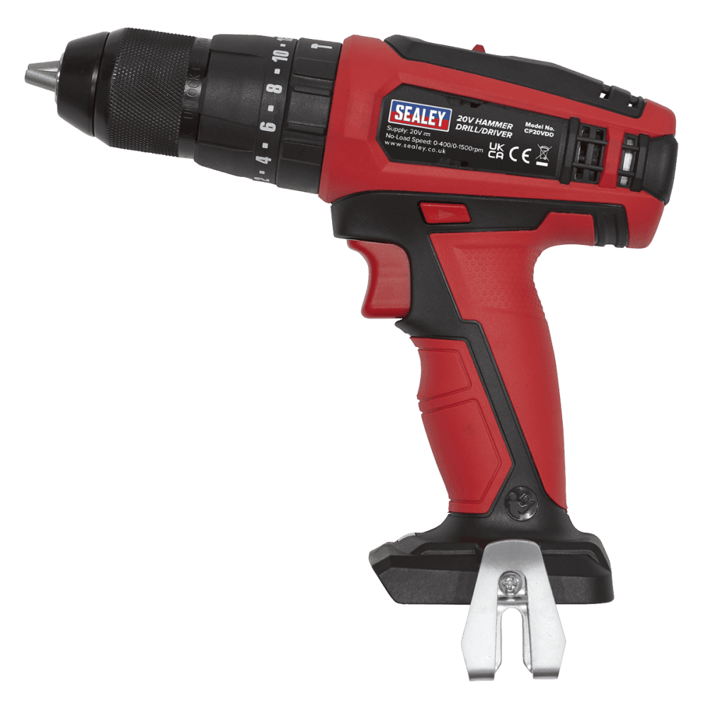 Sealey Hammer Drill/Driver 20V 13mm - Body Only Model No-CP20VDD