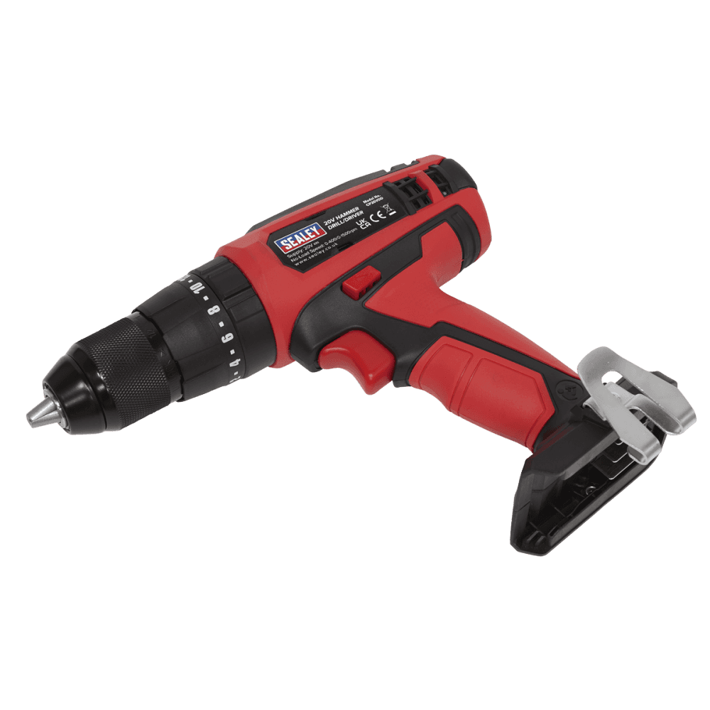Sealey Hammer Drill/Driver 20V 13mm - Body Only Model No-CP20VDD