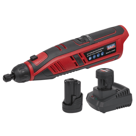Sealey Cordless Rotary Tool & Engraver Kit 49pc 12V Model No-CP1207KIT