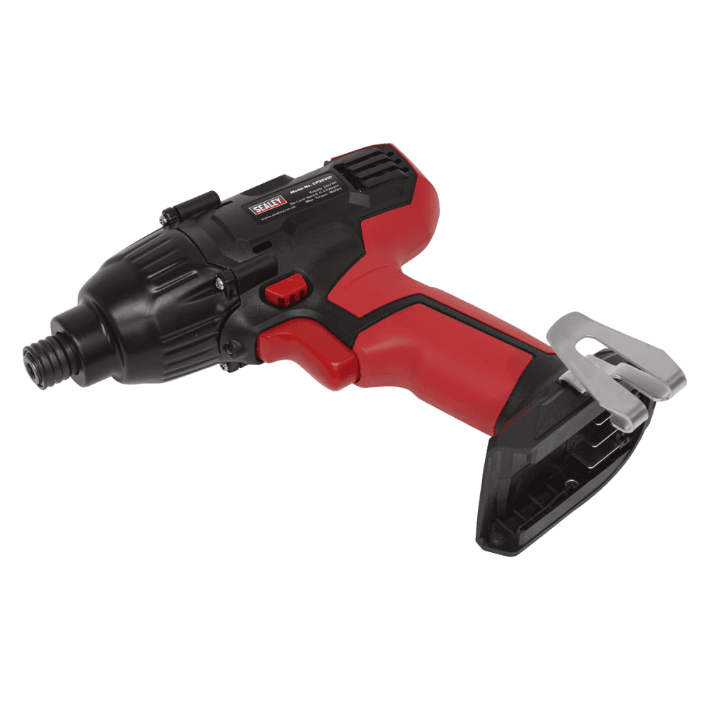 Sealey Impact Driver 20V 1/4"Hex Drive 180Nm - Body Only Model No-CP20VID