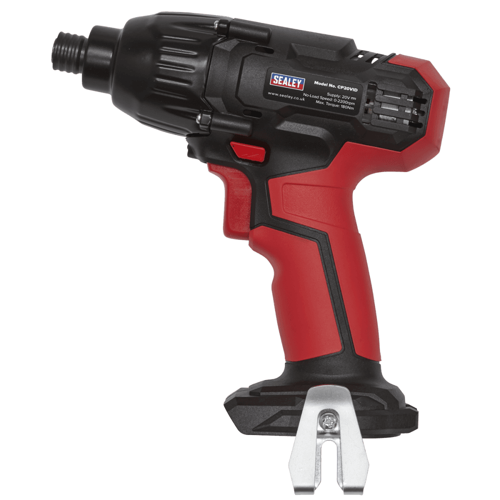 Sealey Impact Driver 20V 1/4"Hex Drive 180Nm - Body Only Model No-CP20VID