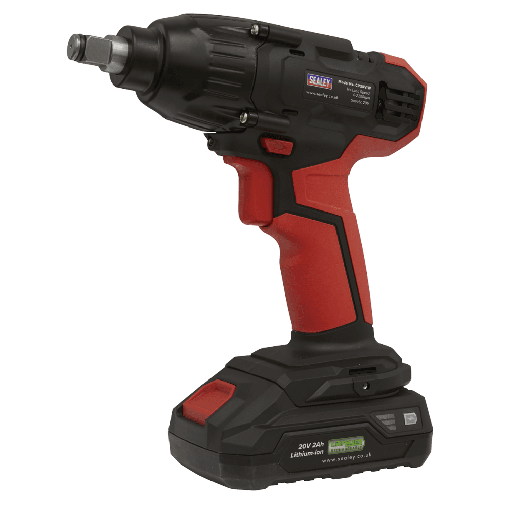Sealey Impact Wrench 20V 1/2"Sq Drive 230Nm - Body Only Model No-CP20VIW