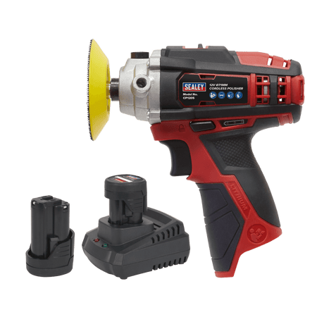 Sealey Cordless Polisher Kit 71mm 12V - 2 Batteries Model No-CP1205KIT