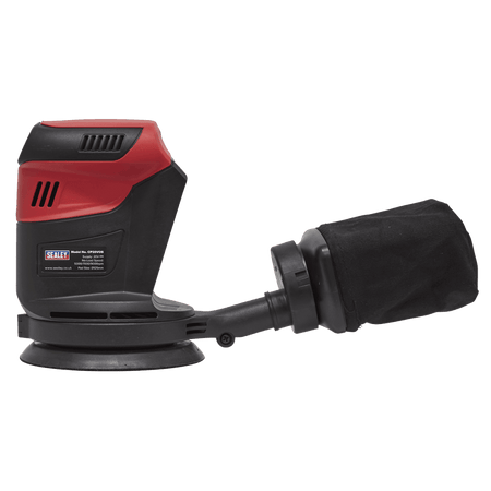 Sealey SV20 Series 125mm Cordless Orbital Palm Sander 20V - Body Only Model No-CP20VOS